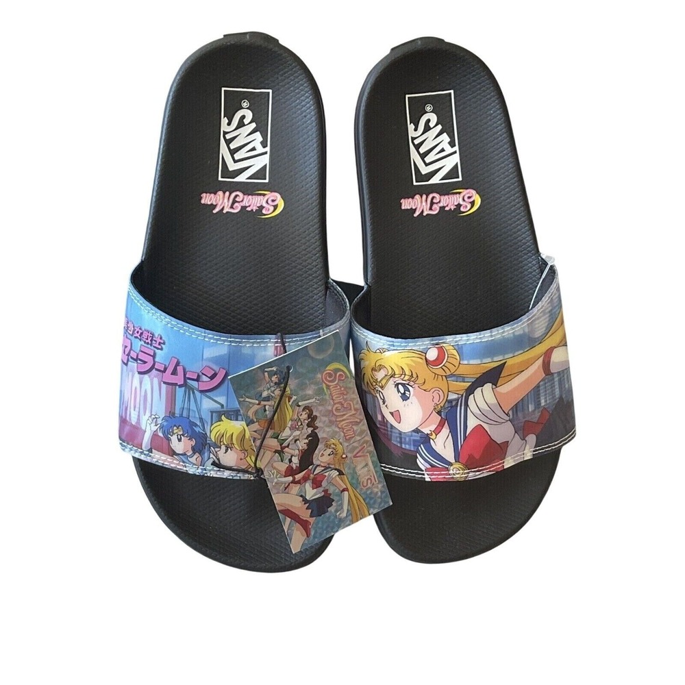 Vans La Costa Slides Sandals Size 5 Women Pretty Guardians Sailor Moon New